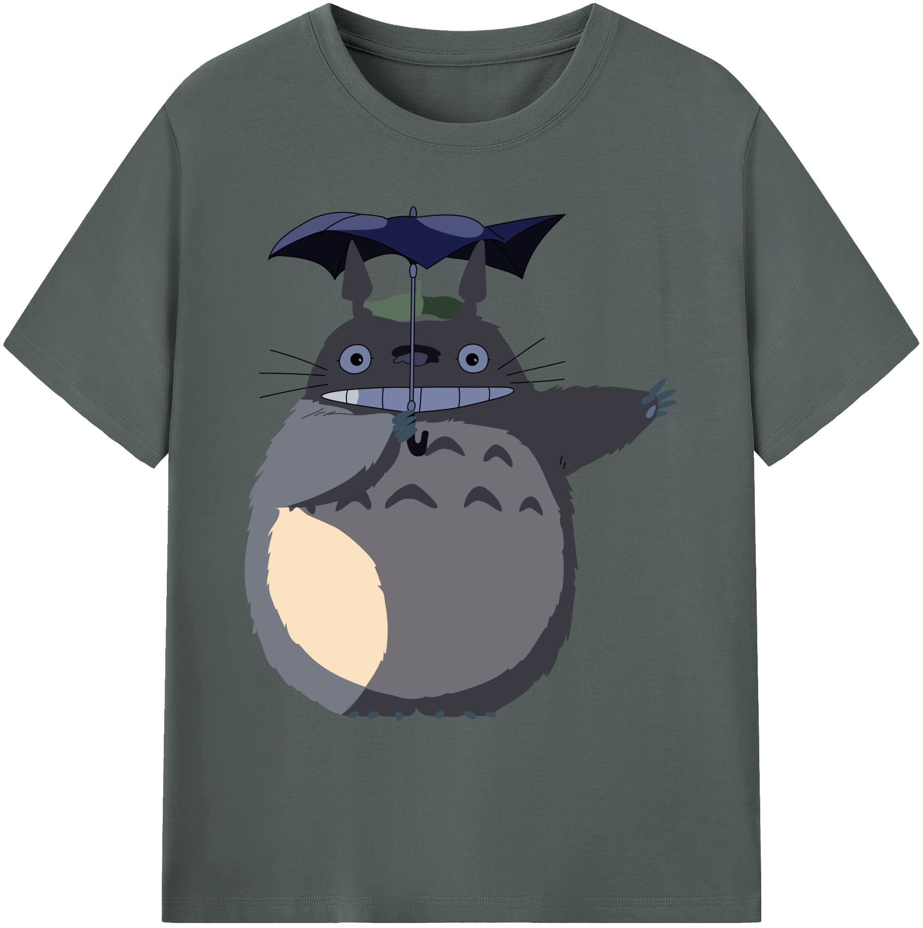 （画像用） となりのトトロ 草壁メイ 草壁サツキ My Neighbor Totoro Satsuki Kusakabe Mei Kusakabe 綿100％ メンズ半袖Tシャツ｜肌触りやわらか＆通気性